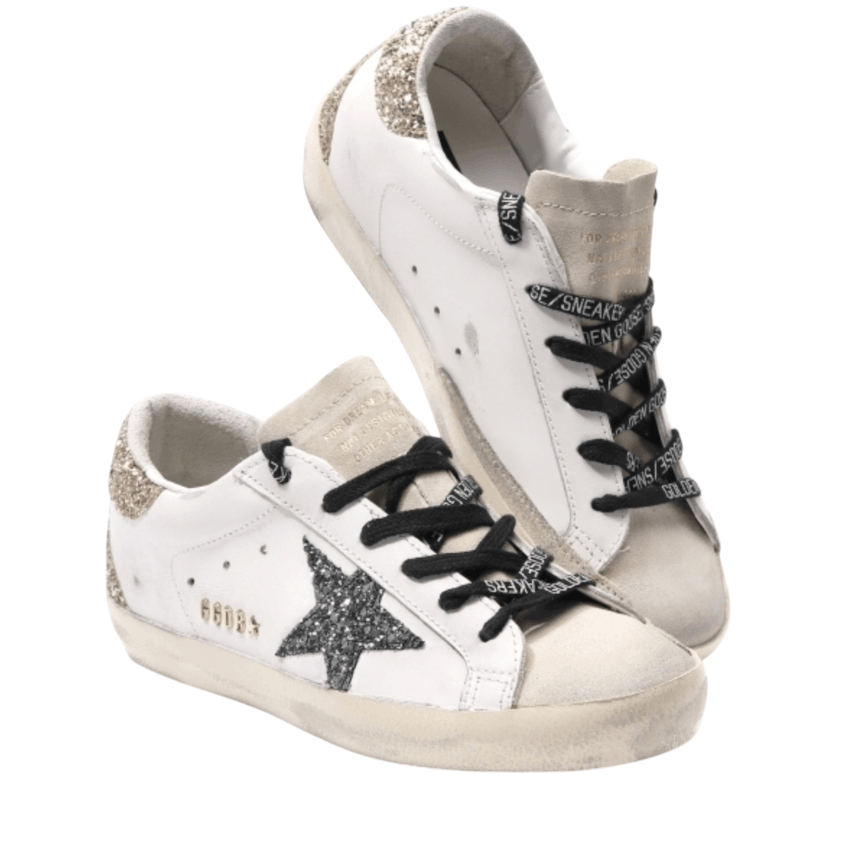 GOLDEN GOOSE Optic White Leather Sneakers