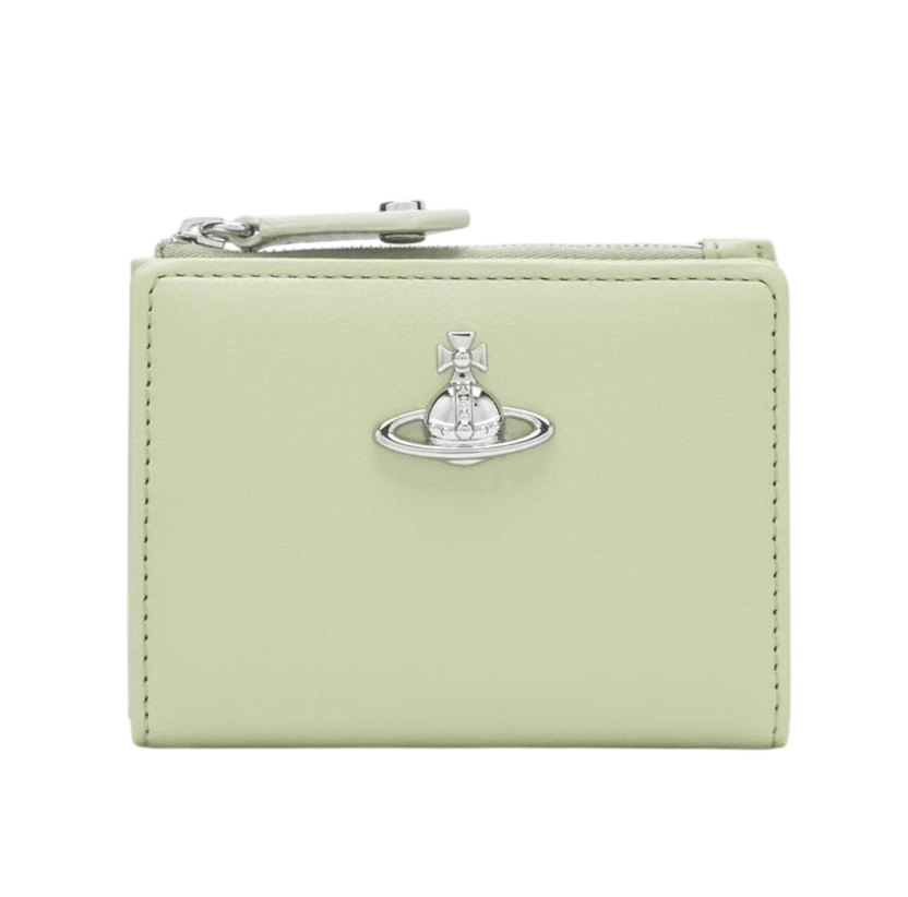 Vivienne Westwood Green Wallet With Orb Logo
