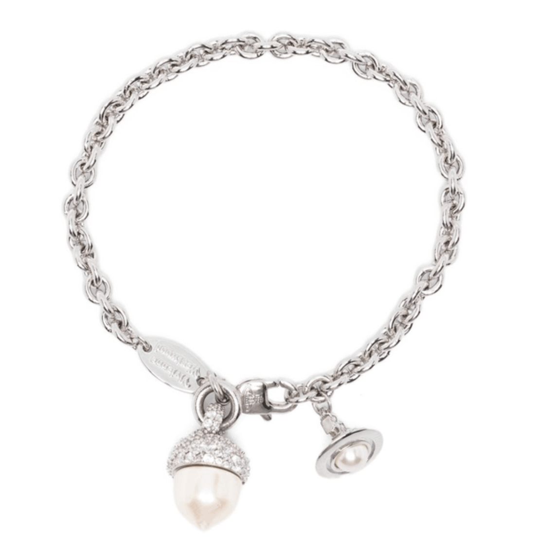 Vivienne Westwood Bijoux Necklace In Platinium 