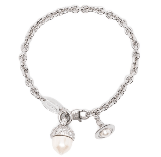 Vivienne Westwood Bijoux Necklace In Platinium 