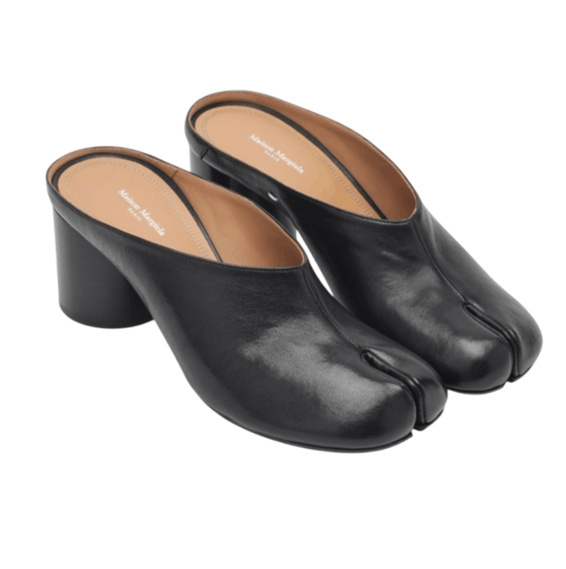 (W) Maison Margiela Tabi Decollete Mule Black