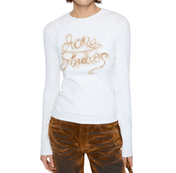 Layered logo t-shirt - Optic White