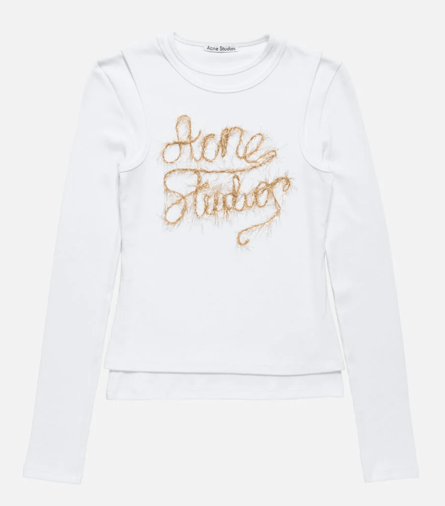 Layered logo t-shirt - Optic White