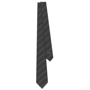 Dior Oblique Trio Tie Silk Black