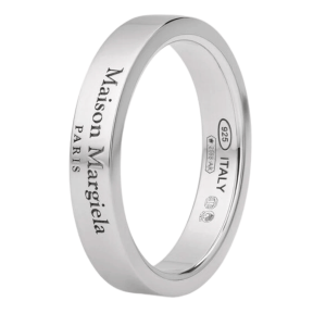 (W) Maison Margiela Logo Ring Silver