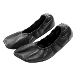 MM6 Maison Margiela Black Anatomic Travel Ballerina Flats