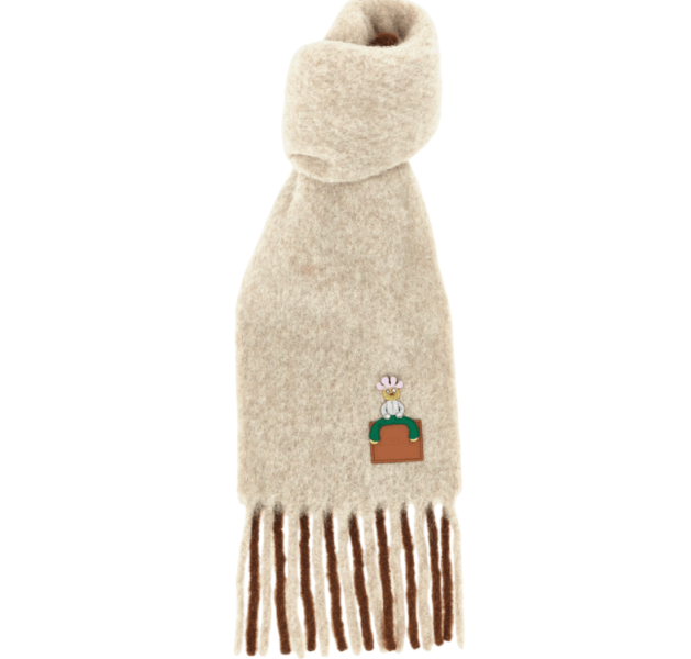 Loewe Scarf In Alpaca And Wool Blend