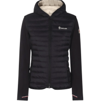 (W) Moncler Padded Zip-Up Cotton Hoodie Black - 25SS