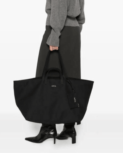 Le Drummer Toile Bag black