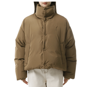 BRONZE Green Taffetas Ami De Coeur Down Jacket 