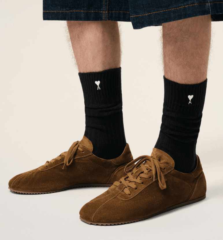 OFF WHITE/GREY/BLACK White Cotton Three Pack Ami De Coeur Socks