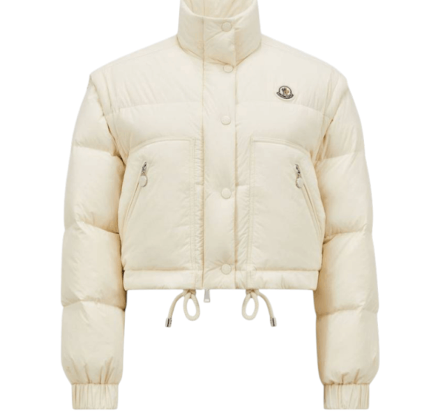 (W) Moncler Selle 2-in-1 Short Down Jacket White - 25SS