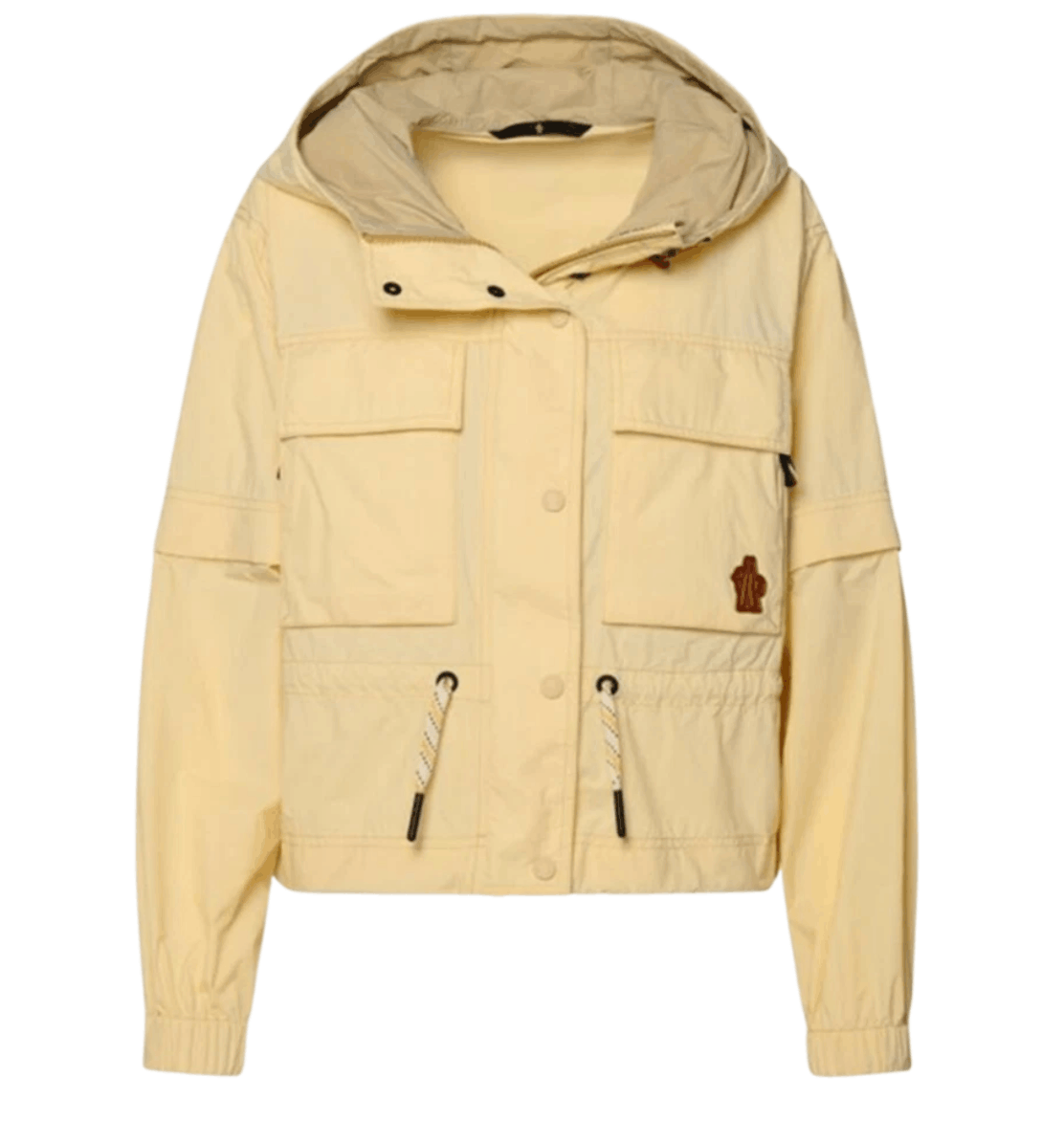 (W) Moncler Grenoble Windbreaker Jumper Cream White - 24SS