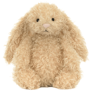 Jellycat Bashful Luxe Bunny Curly Medium Cream