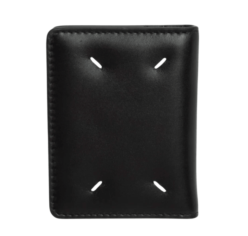 Maison Margiela Soft Calfskin Keyring Card Holder Black