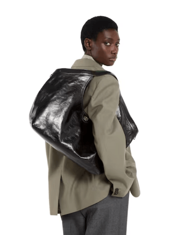 Gucci Giglio large tote bag in black leather