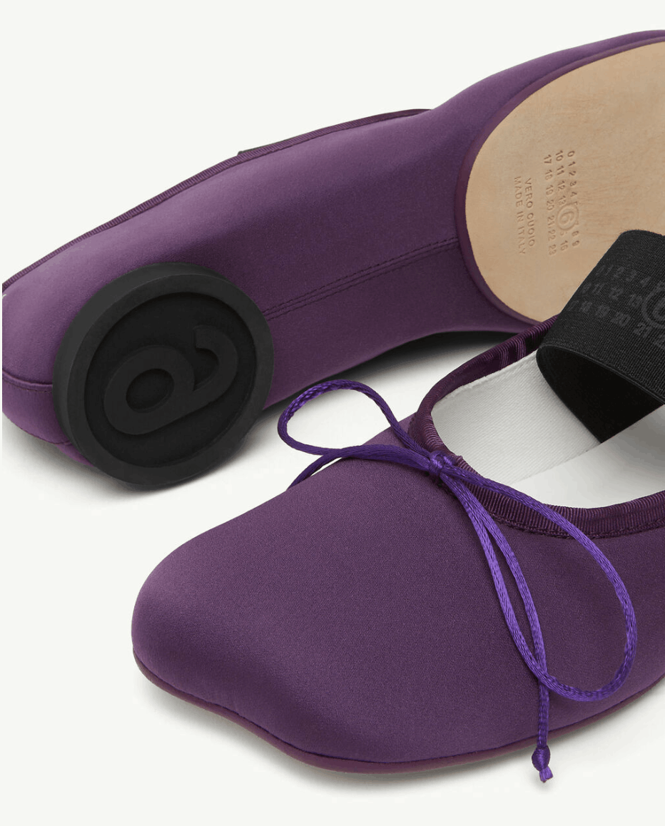 Anatomic Numeric Ballerinas Plum Purple