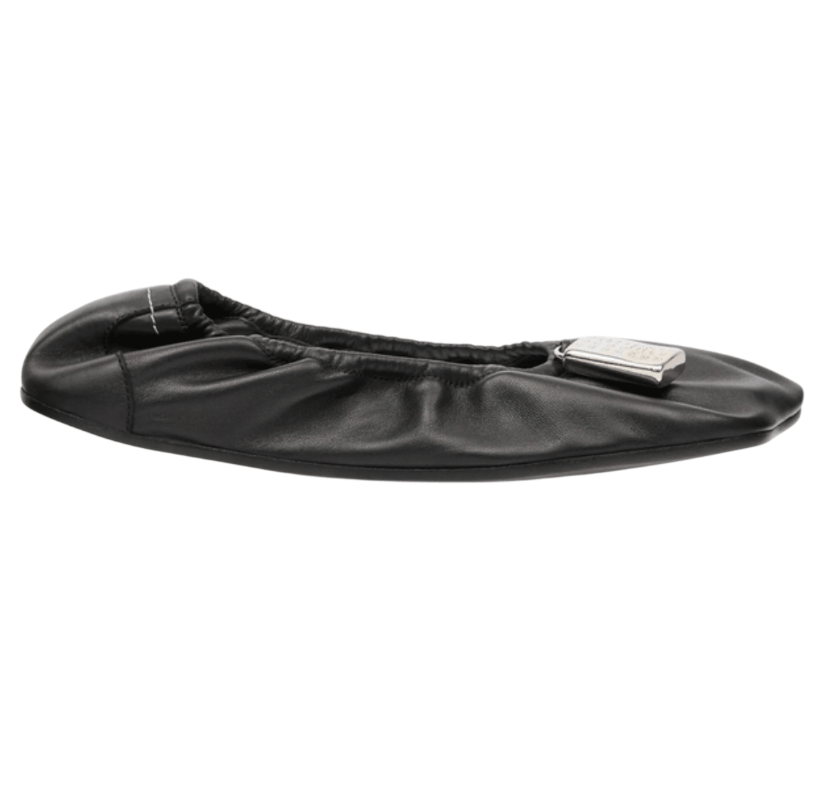 Mm6 maison margiela Ballet flats with charm details BLACK 