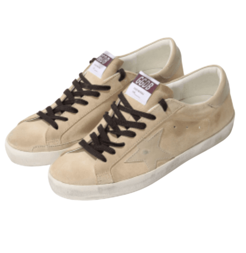 BEIGE LEATHER STAR SUPER-STAR