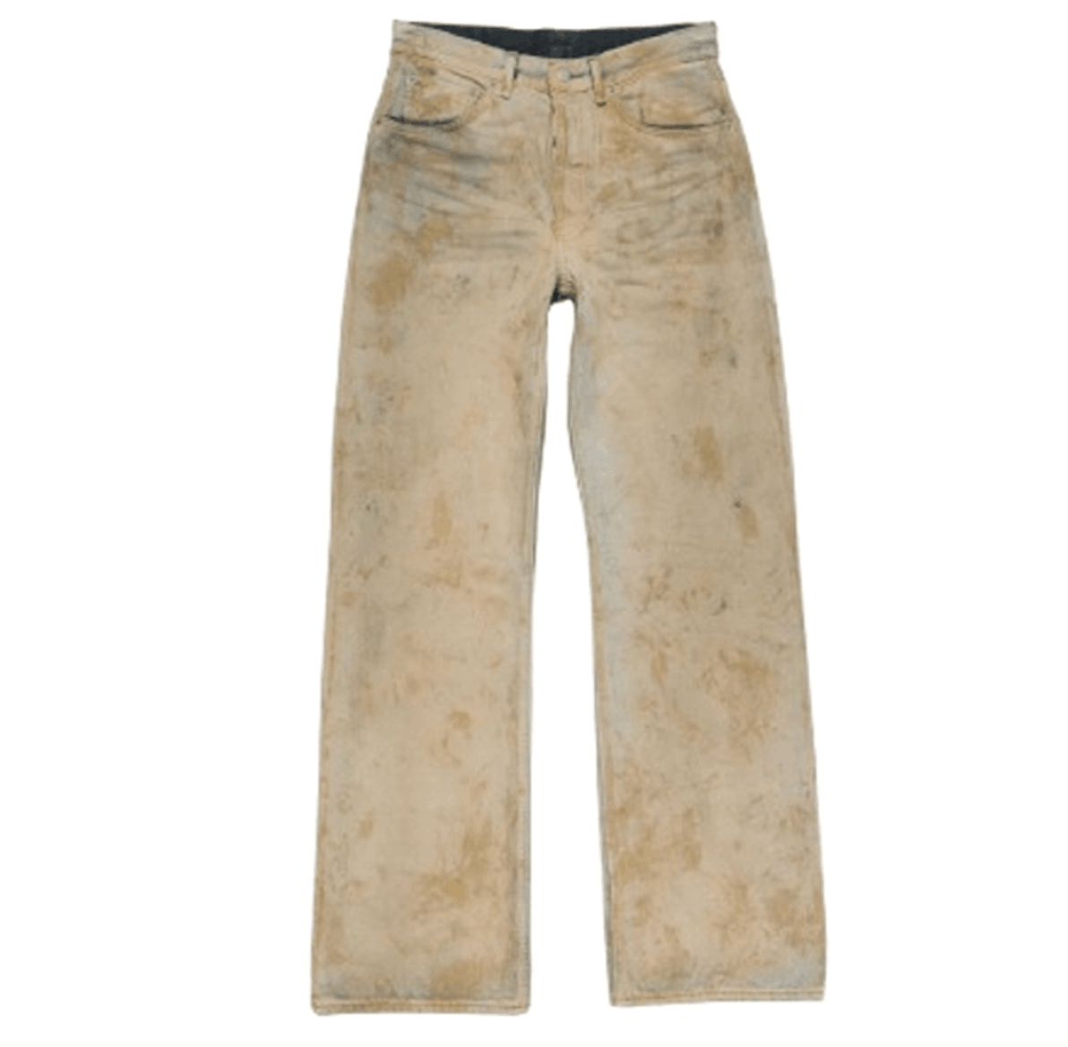 Acne Studios 202M Klondike Wash Denim Jeans Sand Beige