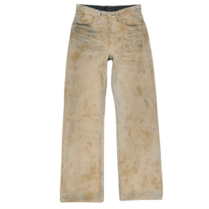 Acne Studios 202M Klondike Wash Denim Jeans Sand Beige