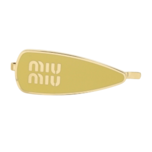 Miu Miu Enameled Metal Hair Clip 