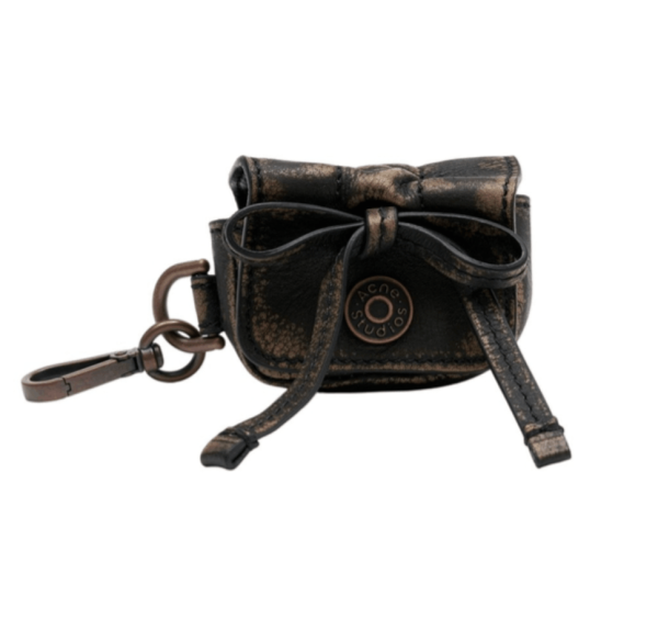 Multipocket headphones case - Dark brown/beige