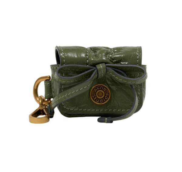 Multipocket headphones case - Wheat green