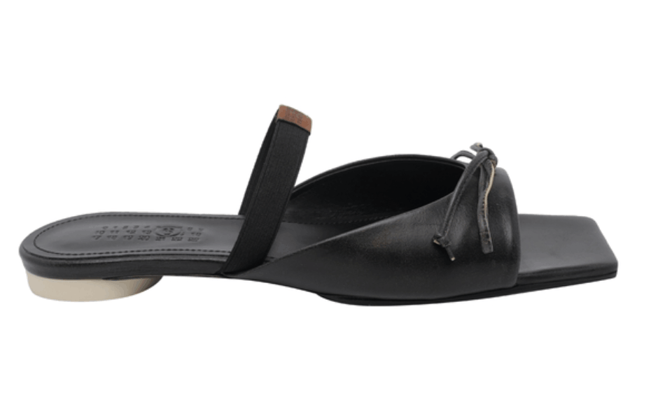 MM6 Maison Margiela Slingback Sandals with Bow Detail