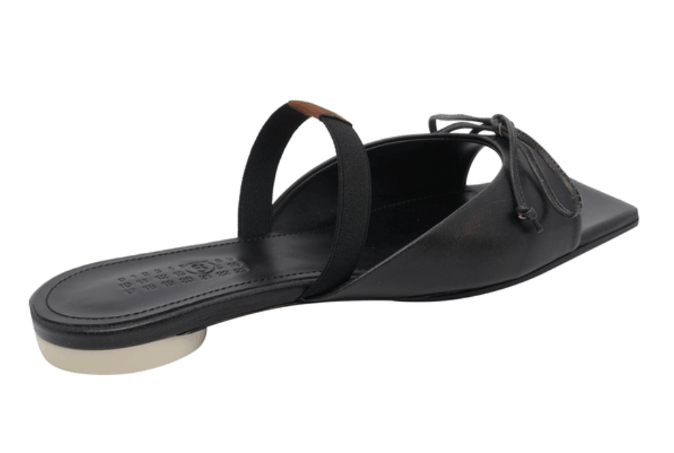 MM6 Maison Margiela Slingback Sandals with Bow Detail