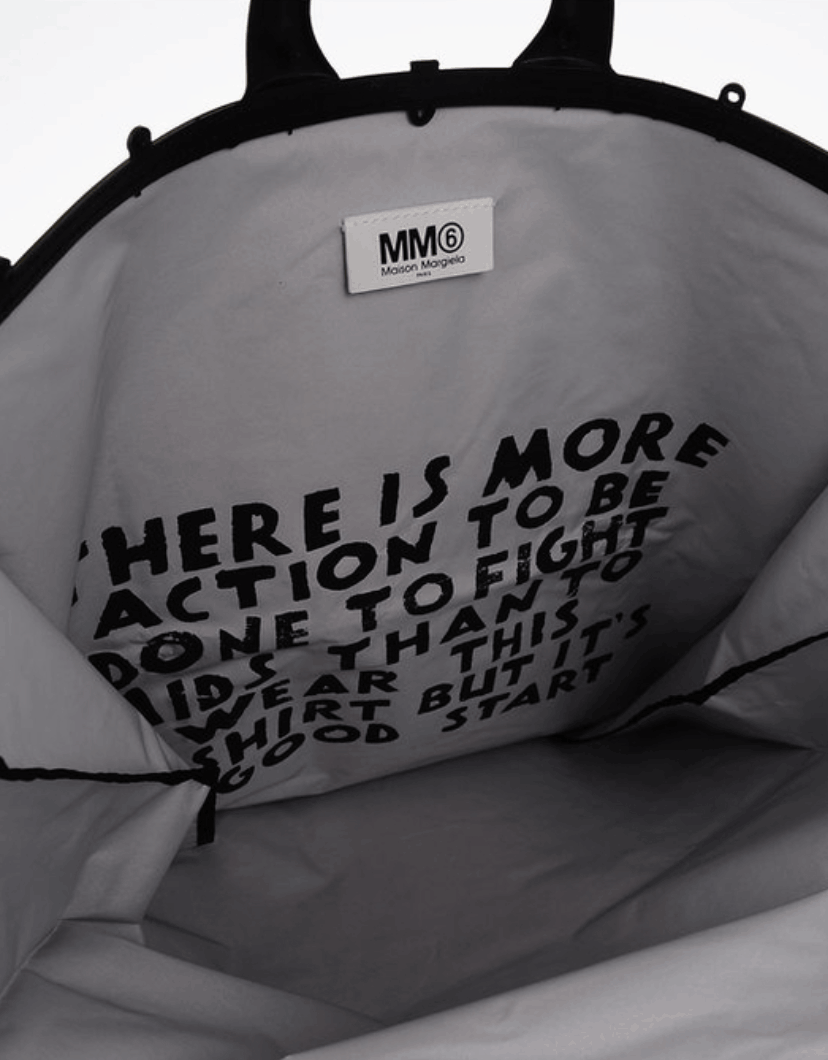 MM6 Maison Margiela Black Tote Bags