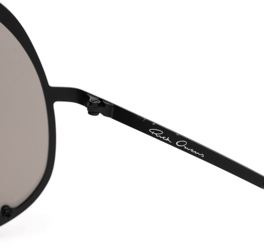 Rick Owens Shield Sunglasses Black 
