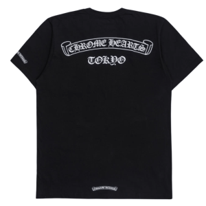 Chrome Hearts Scroll Logo T-Shirt Black - Tokyo Exclusive