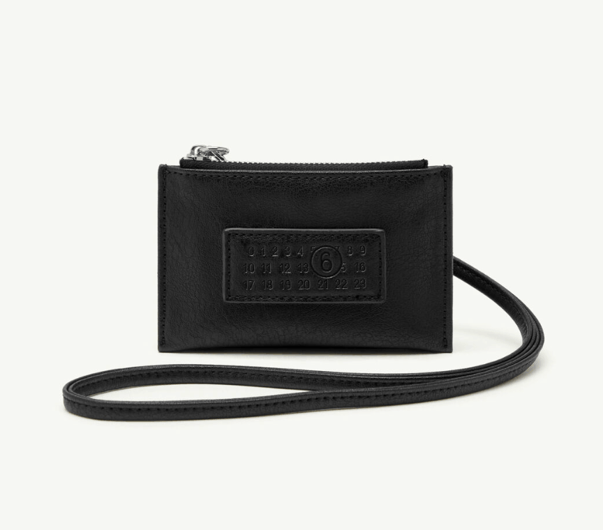 Numeric lanyard cardholder