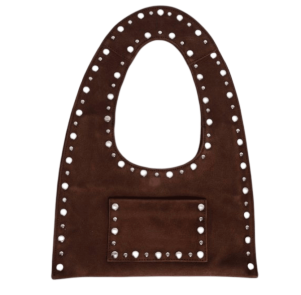 MINI FRANCA TOTE BAG BROWN