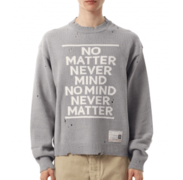 Mihara Yasuhiro Cotton blend sweater