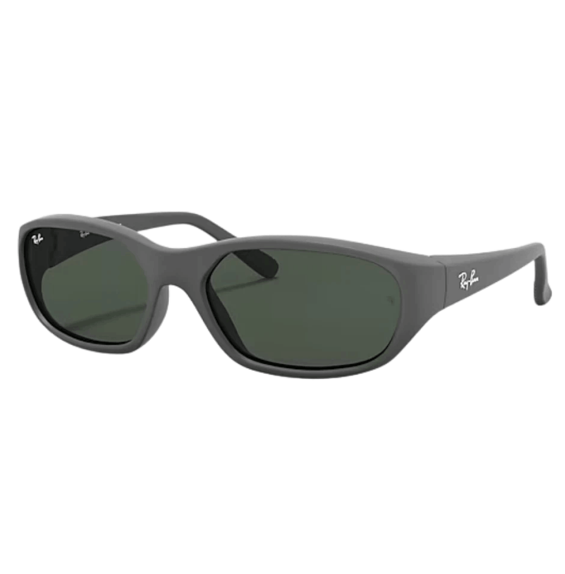 Ray-Ban DADDY-O Matte Rubber Black Frame Green Lense