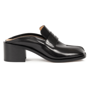 Maison Margiela Tabi Leather Sandals Black