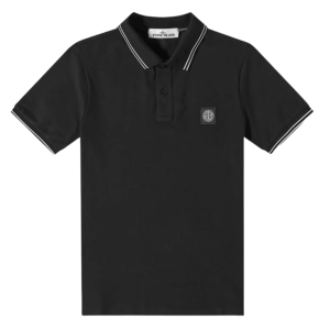 Stone Island 22S18 Polo Shirt Black