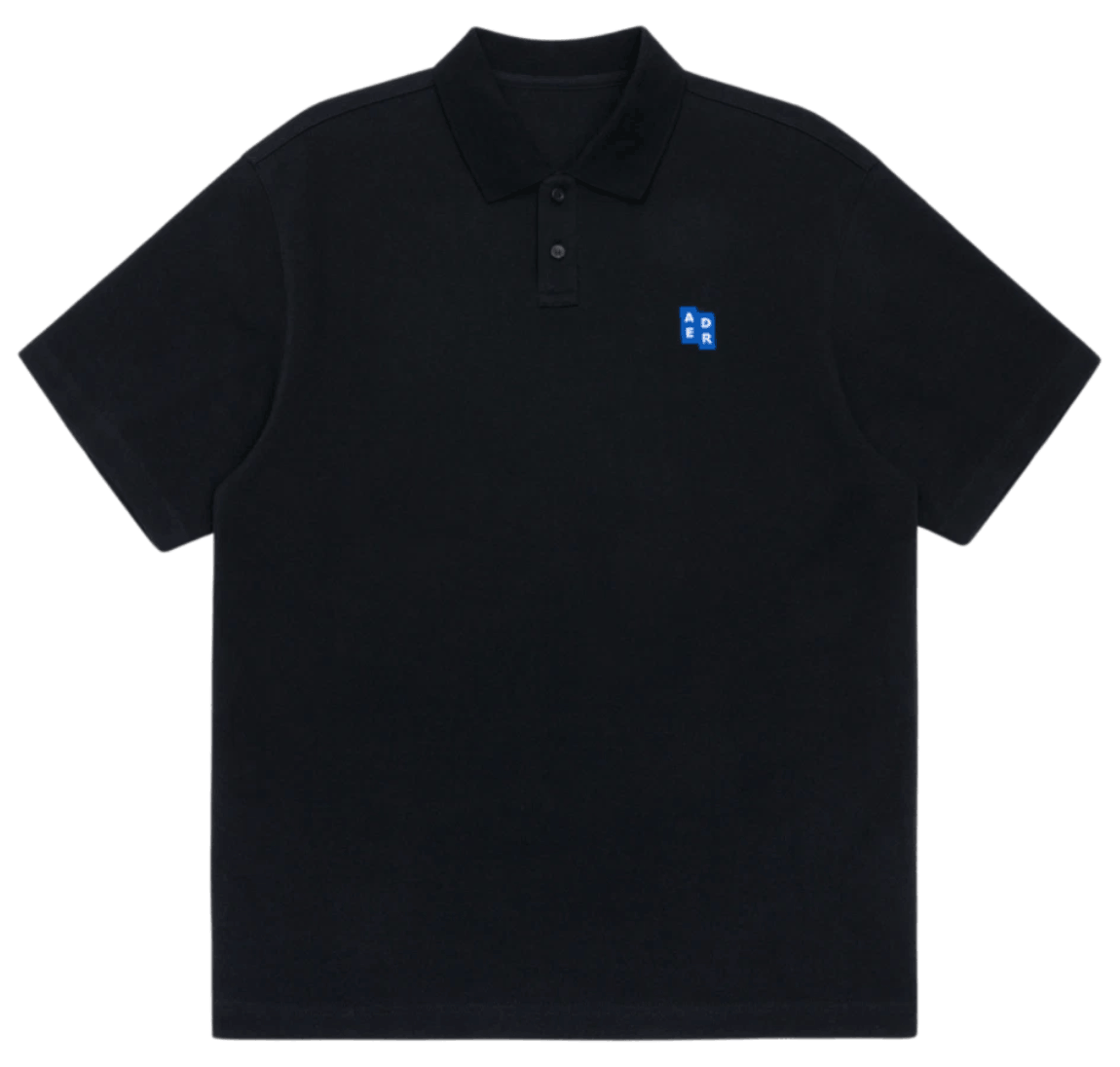 Ader Error Sig; TRS Tag Polo T-Shirt 01 Black