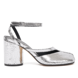 Maison Margiela Tabi Sandal Pump Silver