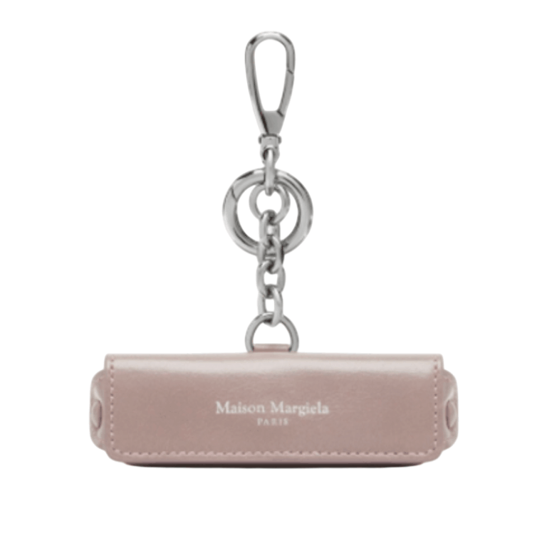 Leather lipstick holder charm