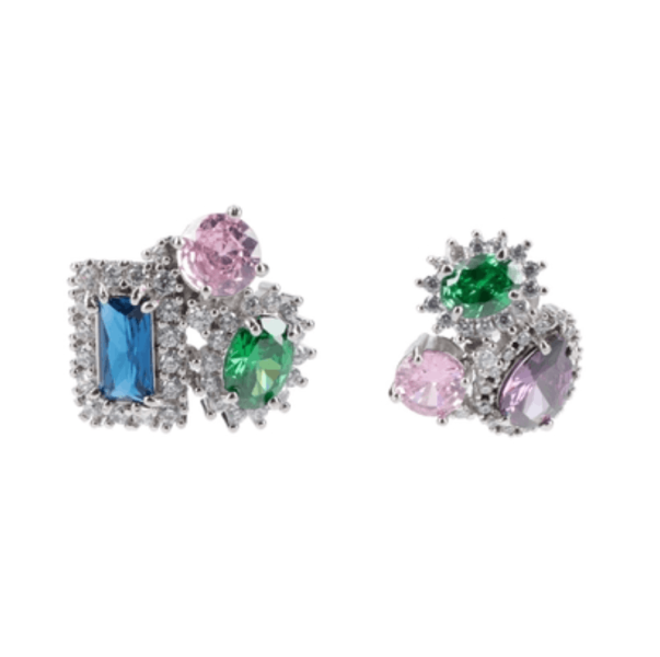 Cluster Stud Earrings