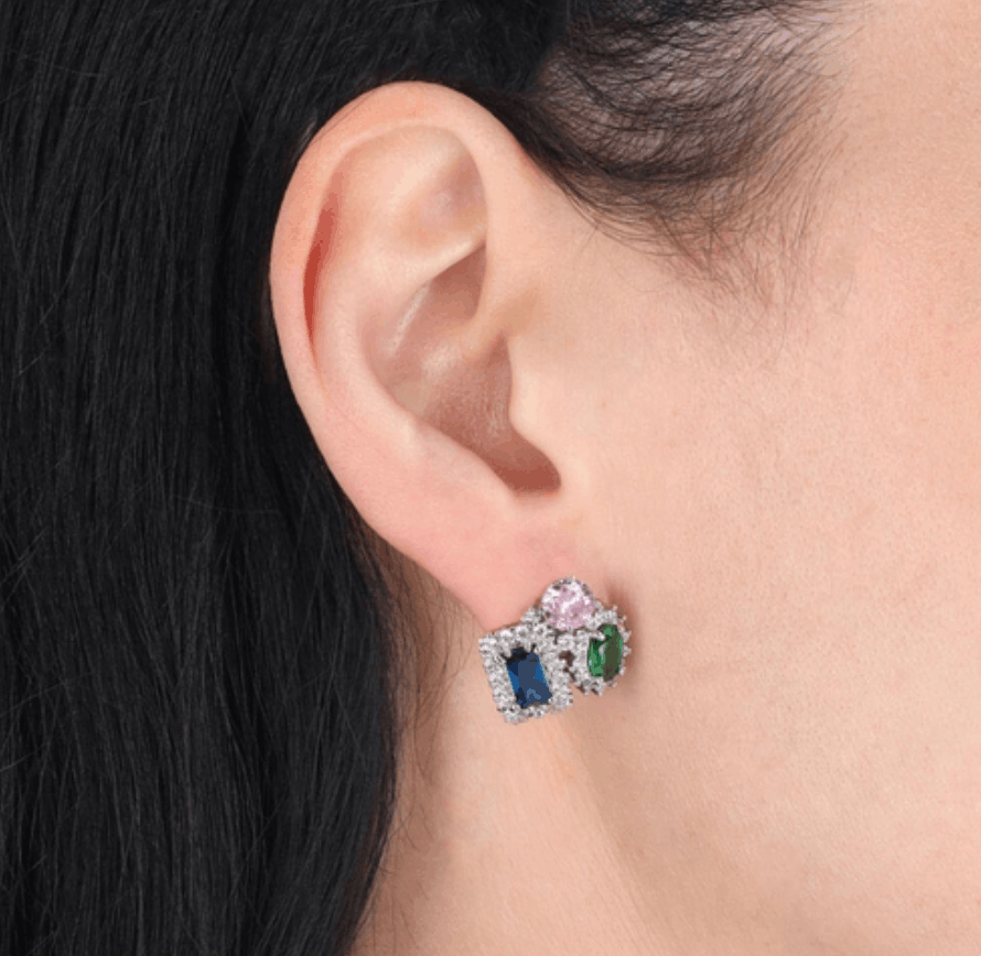 Cluster Stud Earrings