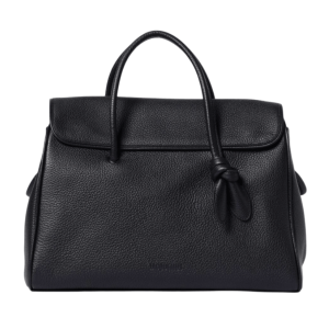 Jacquemus Le Grand Turismo Grain Leather Tote Bag - Black