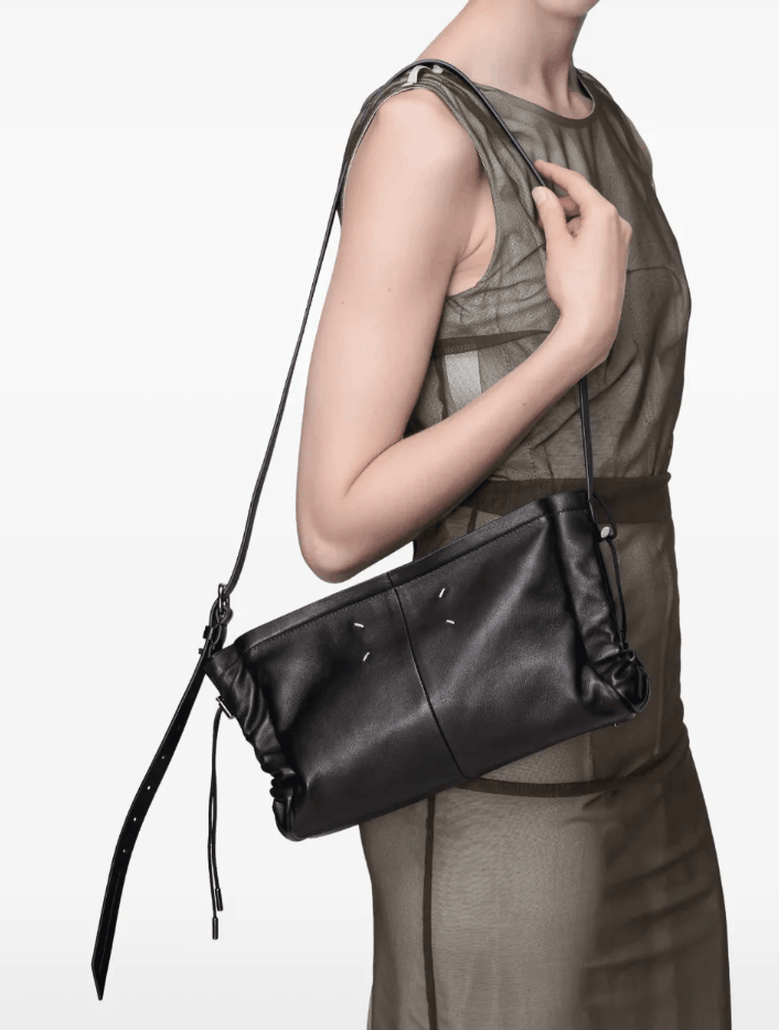 Maison Margiela Drawstring Stitches Shoulder Bag