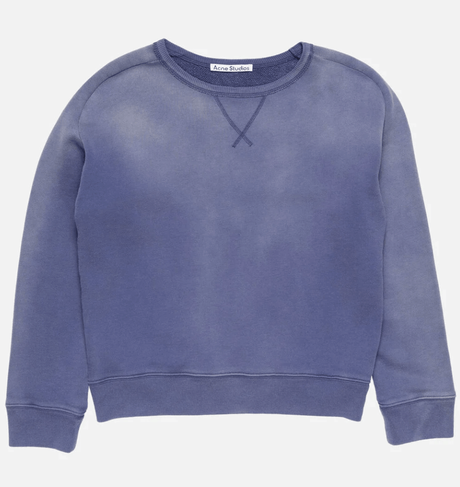 Sprayed logo sweatshirt - Navy