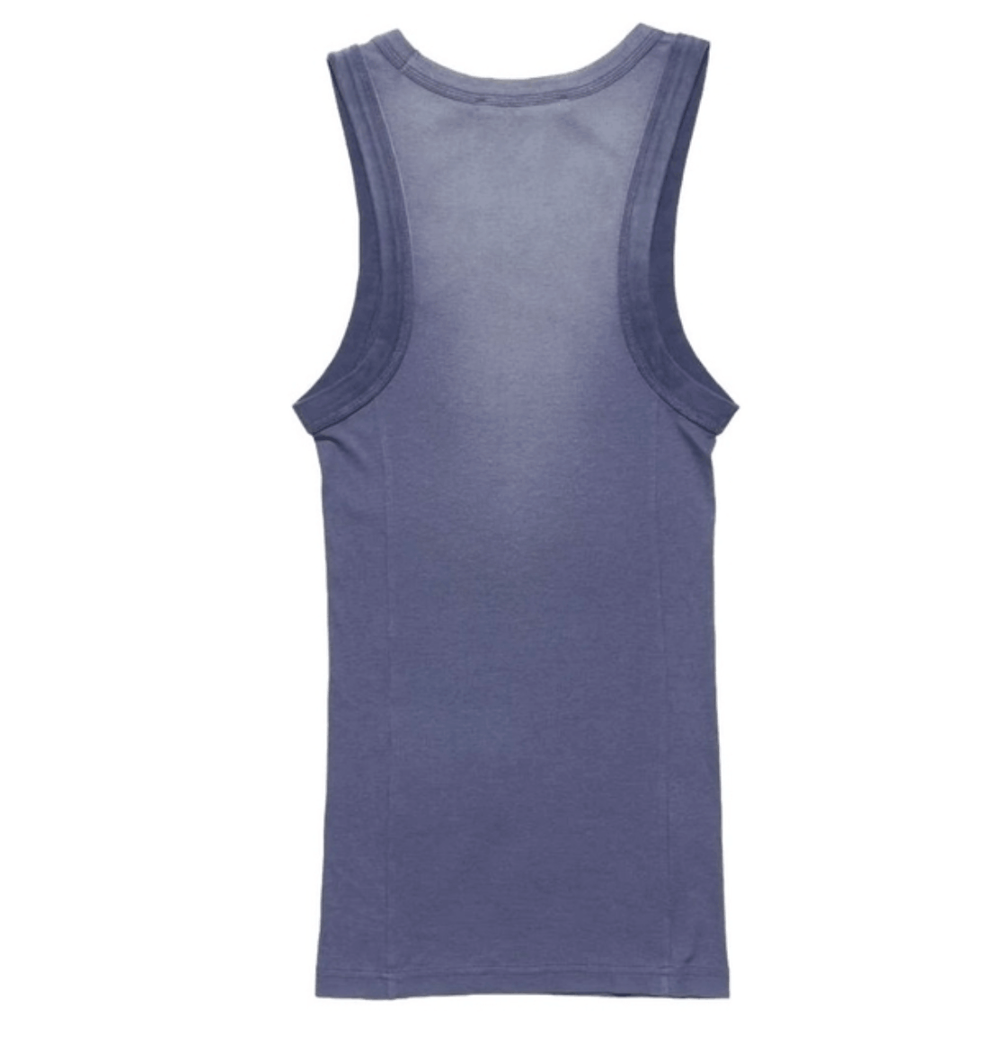 Sprayed logo tank top - Navy