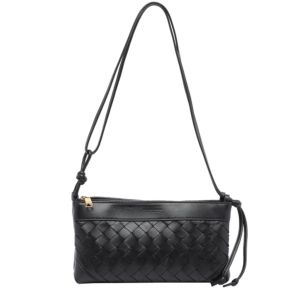 Bottega Veneta Double Patch Shoulder Bag in Black