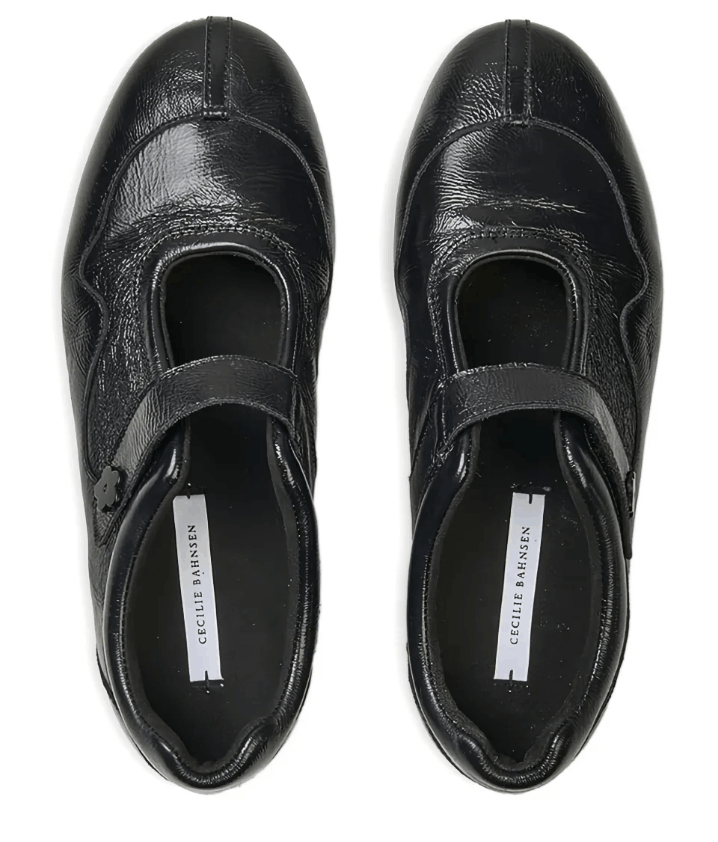 SNEAKERS TEXTURED LEATHER BLACK